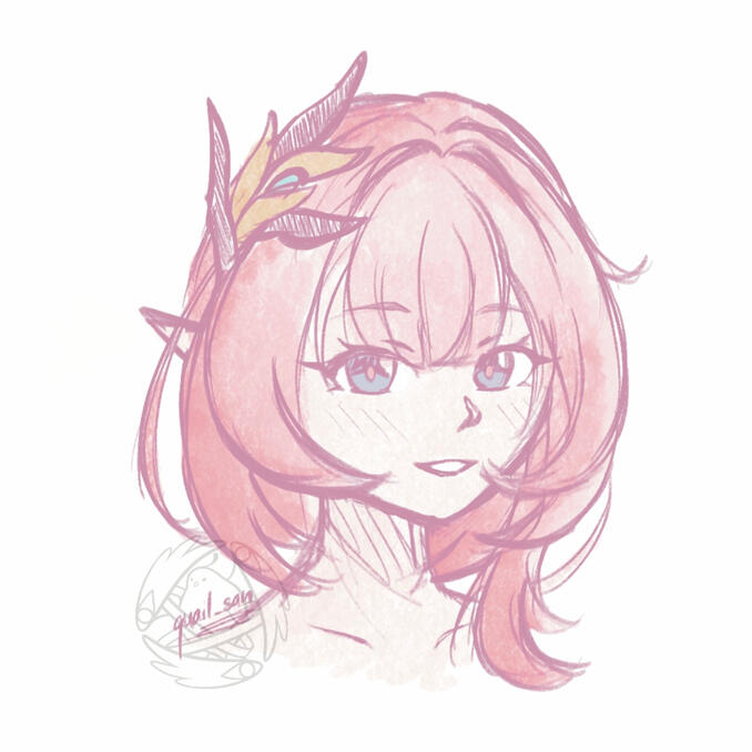 Elysia from Honkai Impact 3rd